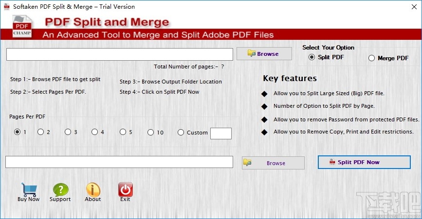 Softaken PDF Split Merge(PDF拆分合并工具)