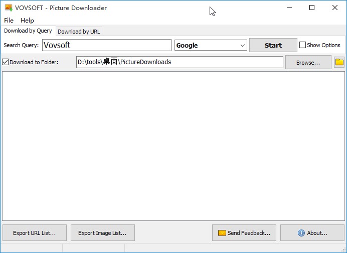 Vov Picture Downloader批量下载图片的方法