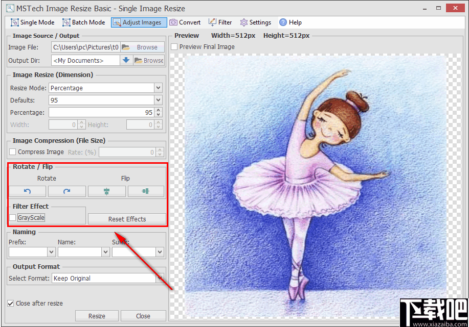 MSTech Image Resize Basic(图像大小调整工具)
