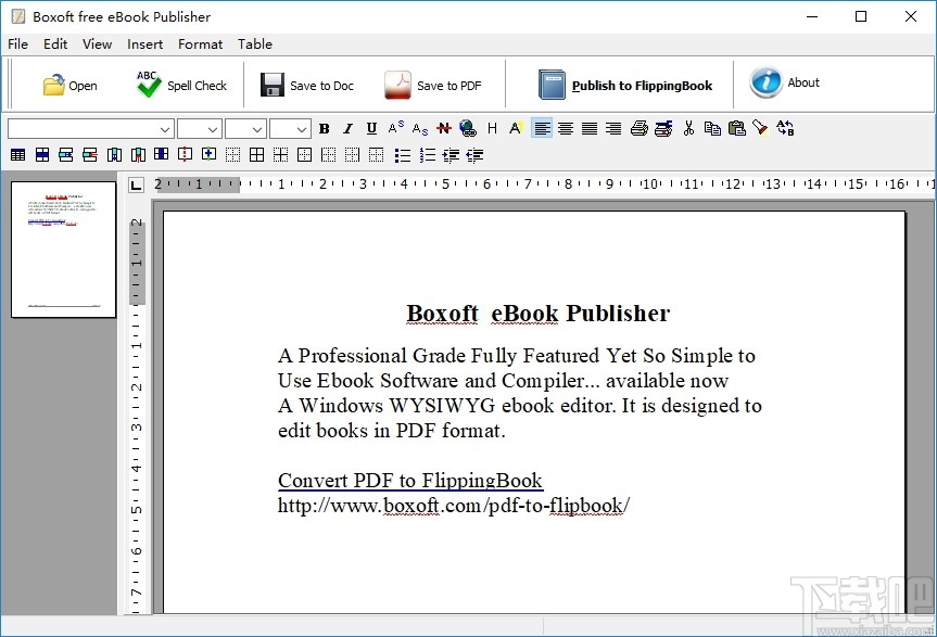Boxoft Free eBook Publisher(电子书出版软件)