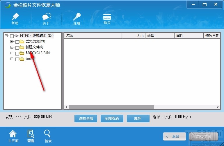 金松照片文件恢复大师