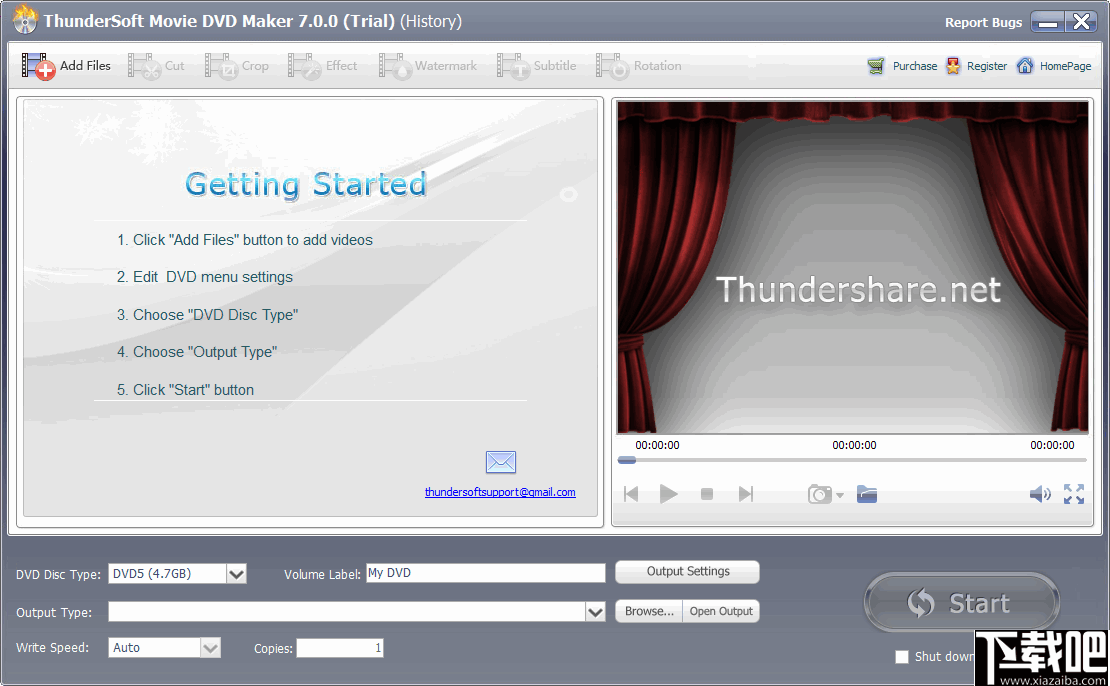 ThunderSoft Movie DVD Maker(DVD制作软件)