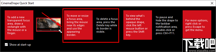 CinemaDrape(桌面遮挡软件)