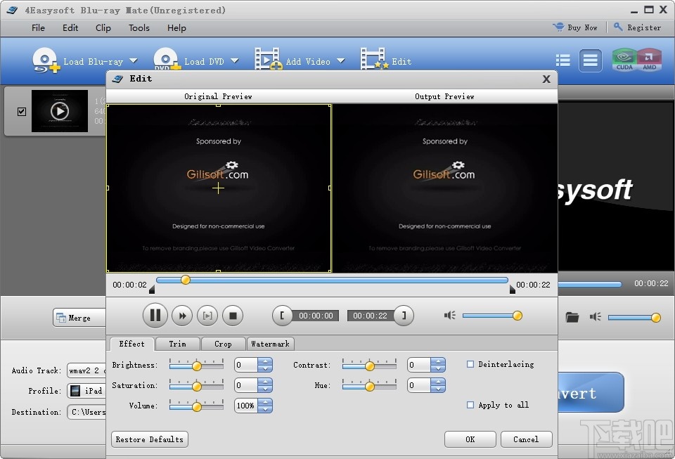 4Easysoft Blu Ray Mate(视频转换软件)
