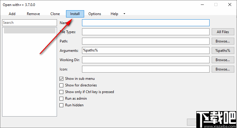 Open with++(鼠标右键功能添加)