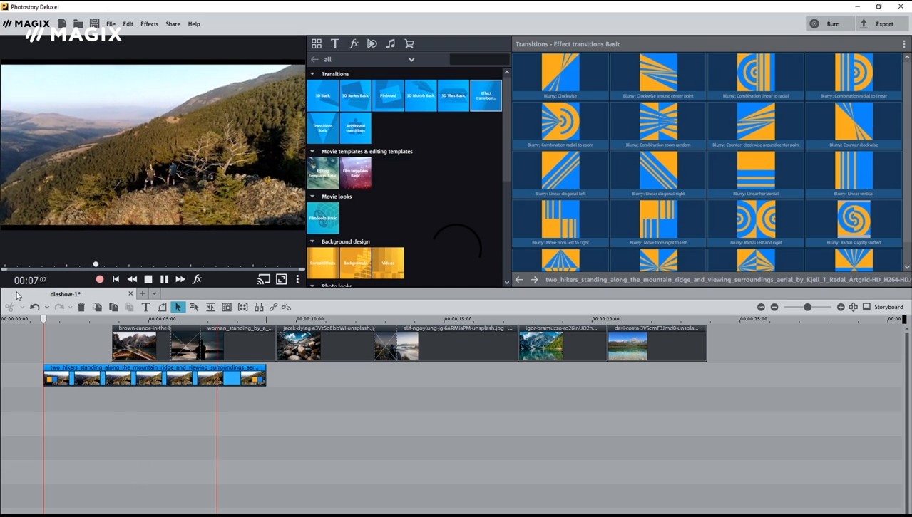 MAGIX Photostory(动画制作)