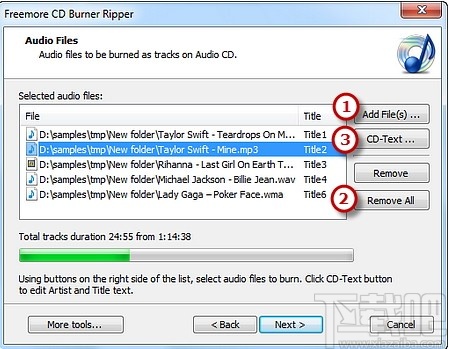 Freemore CD Burner Ripper(光盘刻录软件)