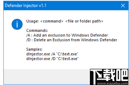 Defender Injector(win10防护系统免检工具)