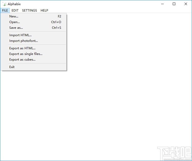 Alphabix(彩色字体制作软件)