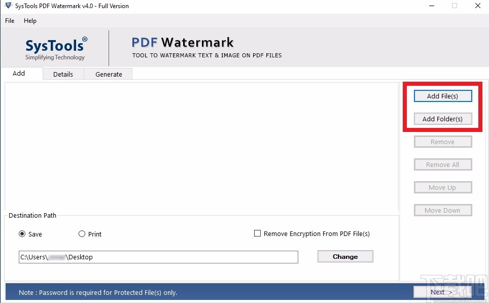 SysTools PDF Watermark(PDF水印添加工具)
