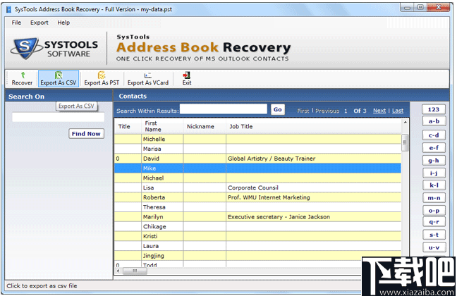 SysTools Address Book Recovery(通讯录恢复软件)