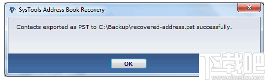 SysTools Address Book Recovery(通讯录恢复软件)