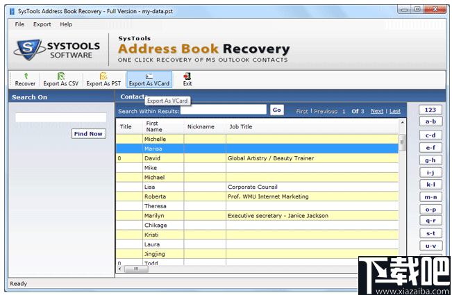 SysTools Address Book Recovery(通讯录恢复软件)
