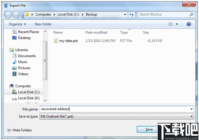 SysTools Address Book Recovery(通讯录恢复软件)