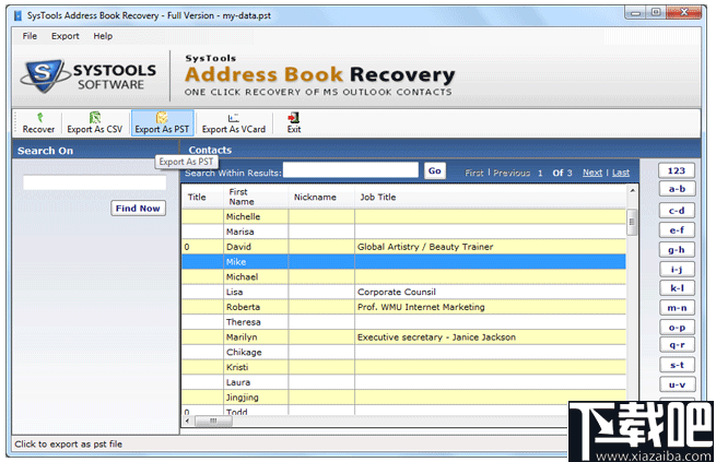 SysTools Address Book Recovery(通讯录恢复软件)