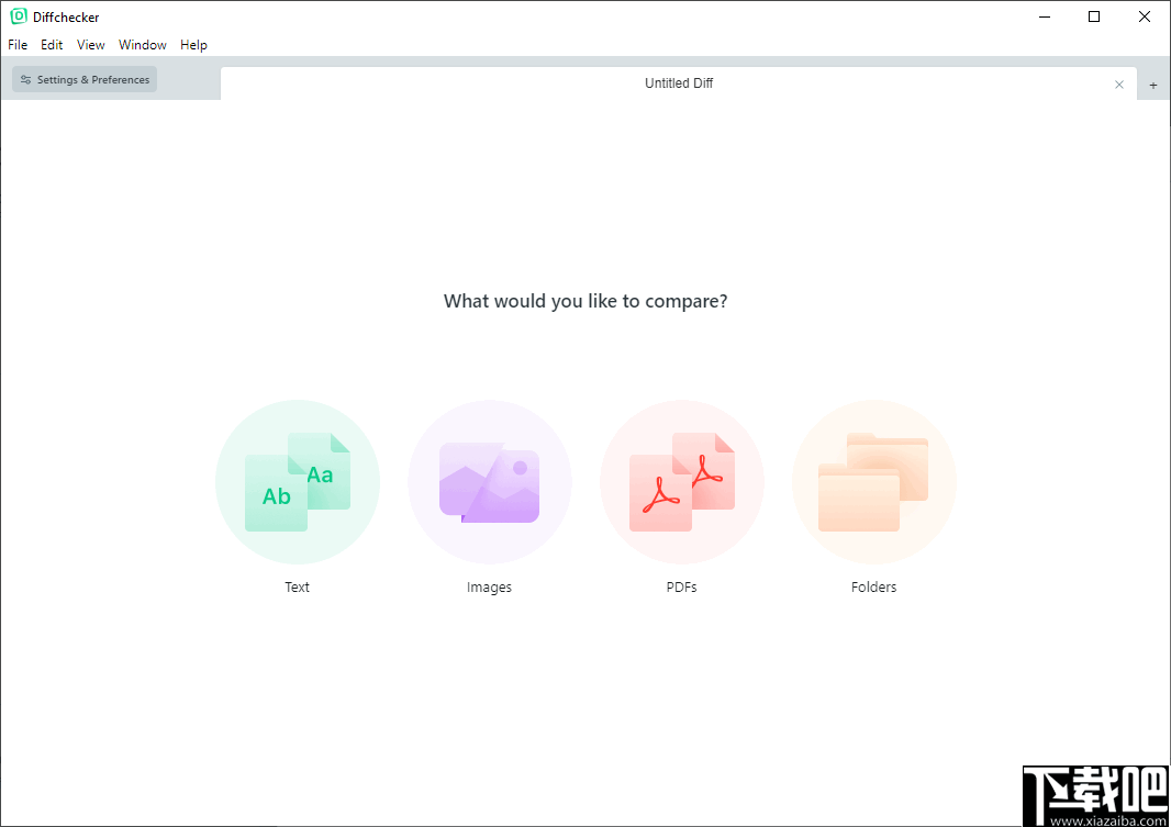 Diffchecker(文件差异对比工具)