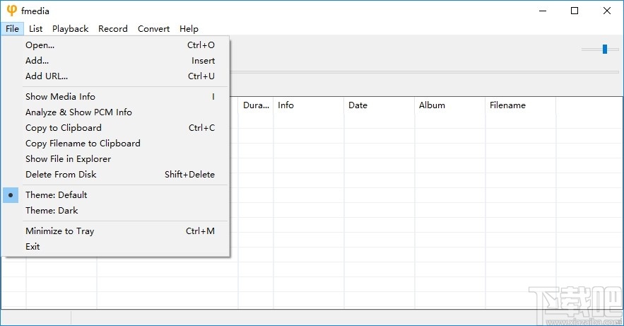 fmedia(异步媒体播放器)