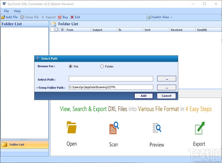 SysTools DXL to PST Converter(DXL转PST工具)