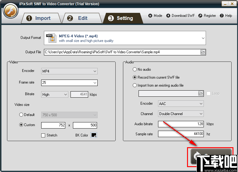 iPixSoft SWF to Video Converter(视频转换软件)