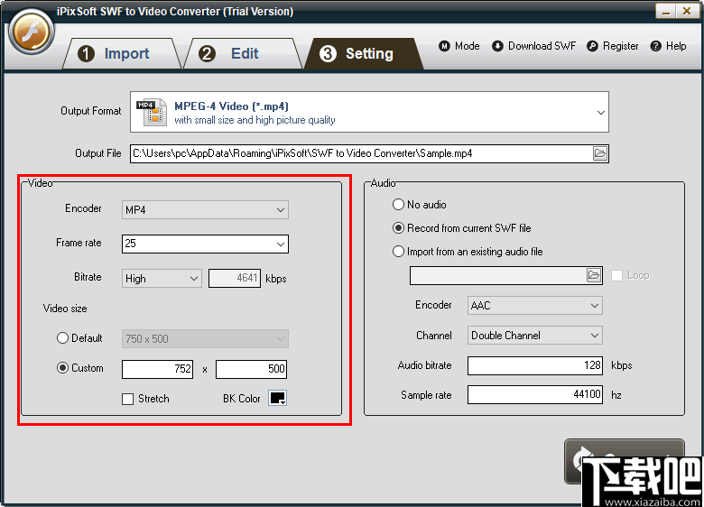 iPixSoft SWF to Video Converter(视频转换软件)