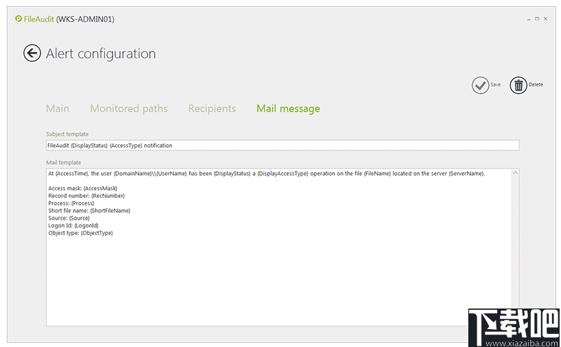 FileAudit(文件监控软件)