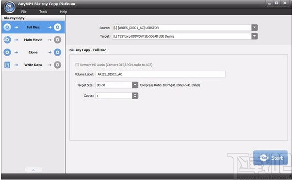 AnyMP4 Blu-ray Copy Platinum(蓝光复制软件)