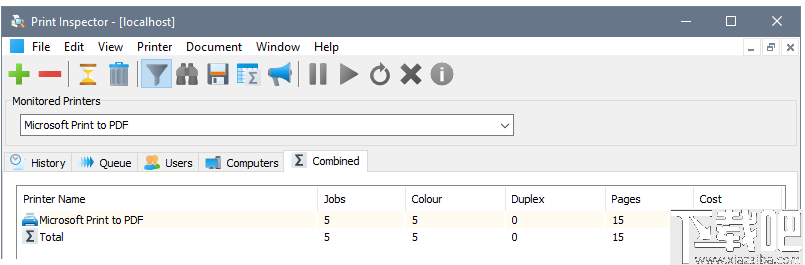 SoftPerfect Print Inspector(打印机监控软件)