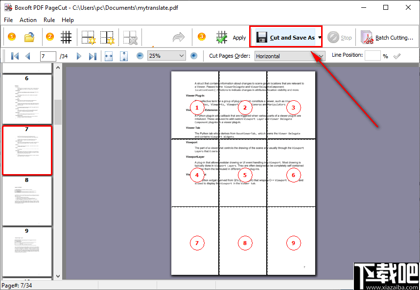 Boxoft PDF PageCut(PDF分割工具)