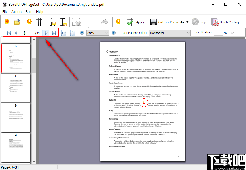 Boxoft PDF PageCut(PDF分割工具)