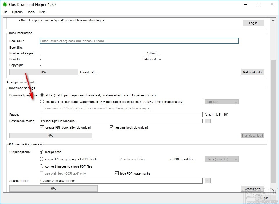 Etas Download Helper(书籍下载助手)