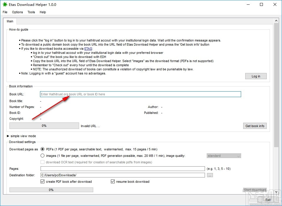 Etas Download Helper(书籍下载助手)