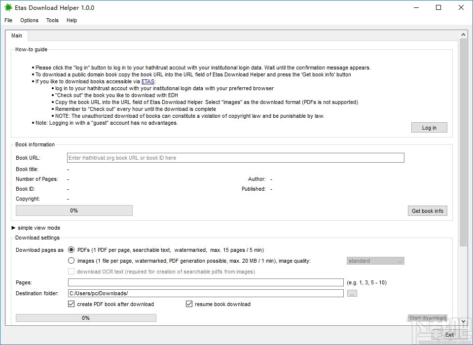 Etas Download Helper(书籍下载助手)