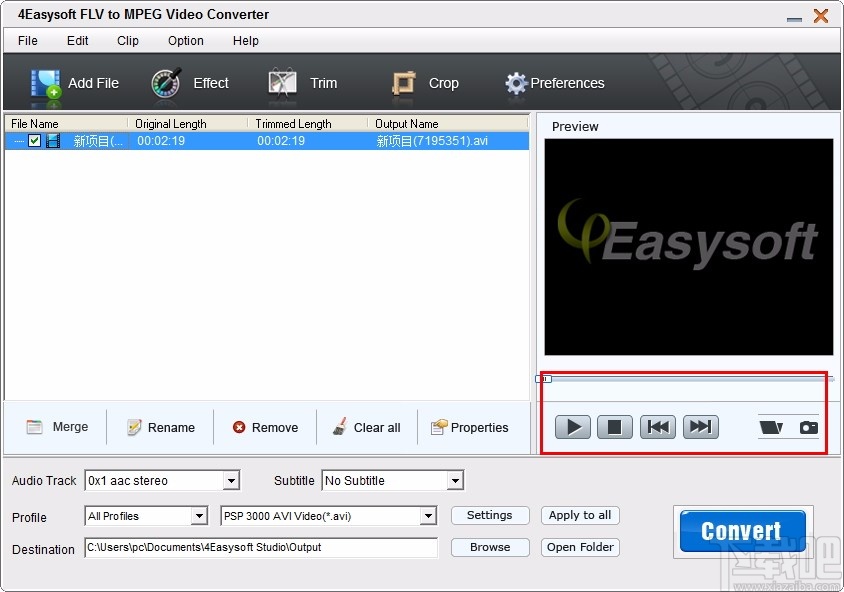 4Easysoft FLV to MPEG Video Converter(FLV转MPEG格式转换器)