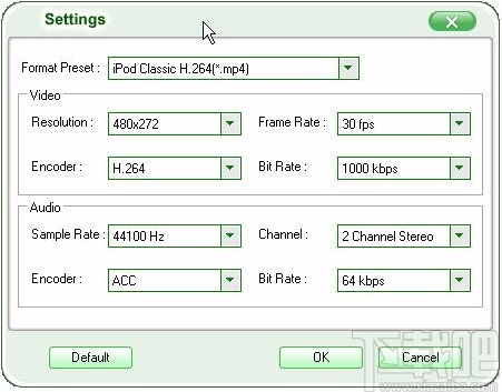 iOrgSoft DVD to Zune Converter(DVD转Zune视频格式转换器)