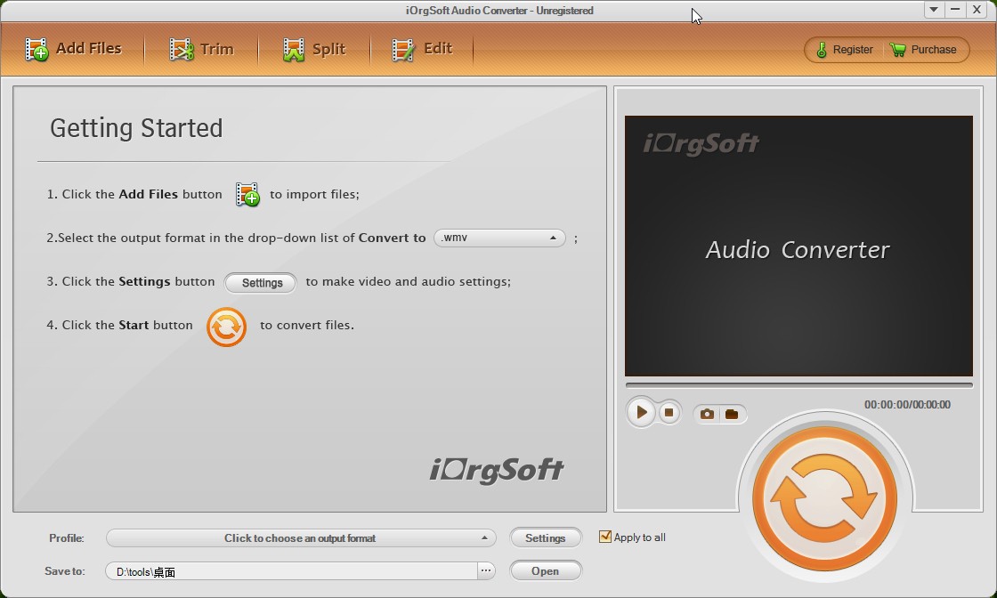 iOrgSoft Audio Converter设置音频淡出效果的方法