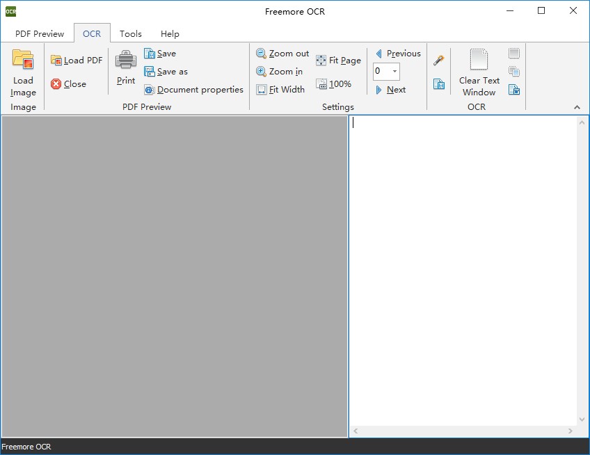 Freemore OCR识别PDF文件文字内容的方法