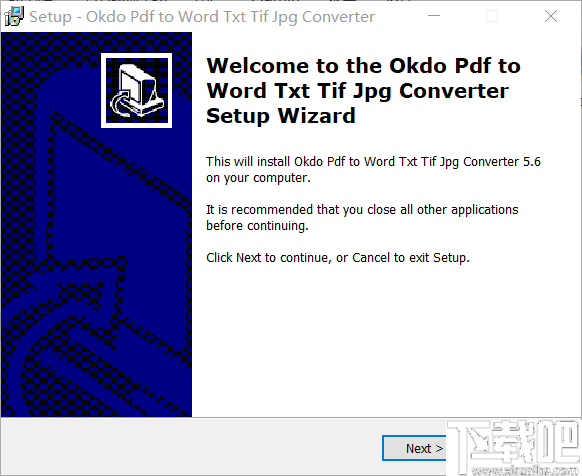 Okdo pdf to Word Txt Tif Jpg Converter(PDF转Word Txt Tif Jpg软件)