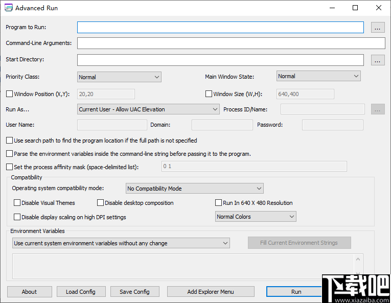 Advanced Run(程序优先级调整工具)