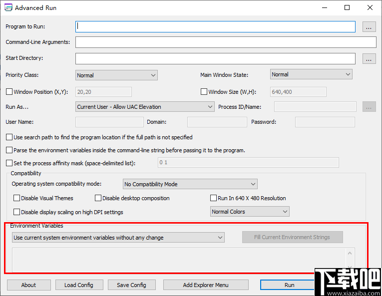Advanced Run(程序优先级调整工具)