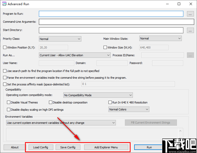Advanced Run(程序优先级调整工具)