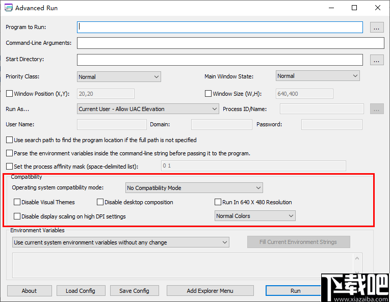 Advanced Run(程序优先级调整工具)