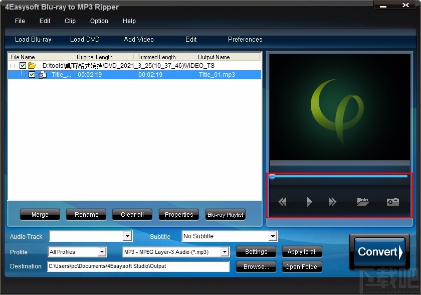 4Easysoft Blu-ray to MP3 Ripper(蓝光转MP3转换器)