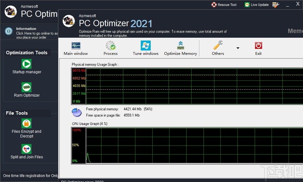 Asmwsoft PC Optimizer(系统优化工具)