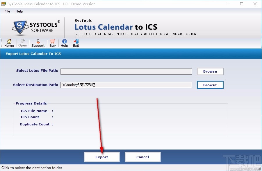 SysTools Lotus Notes Calendar To ICS(NSF转ICS工具)