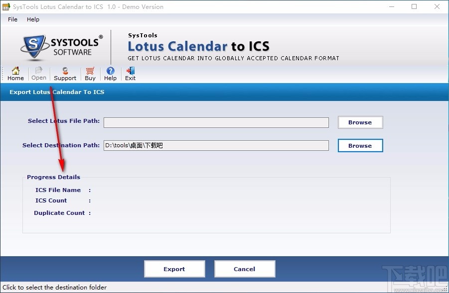 SysTools Lotus Notes Calendar To ICS(NSF转ICS工具)