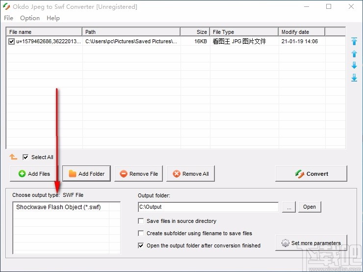 Okdo Jpeg to Swf Converter(jpeg图片转swf工具)