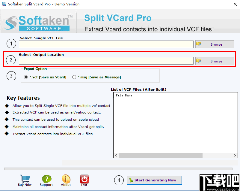 Softaken Split Vcard Pro(Vcard分割工具)