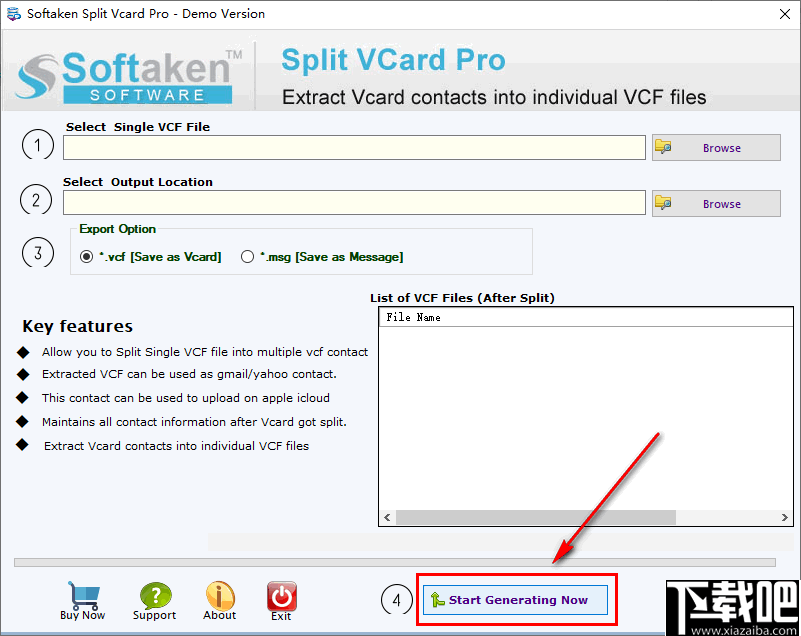 Softaken Split Vcard Pro(Vcard分割工具)