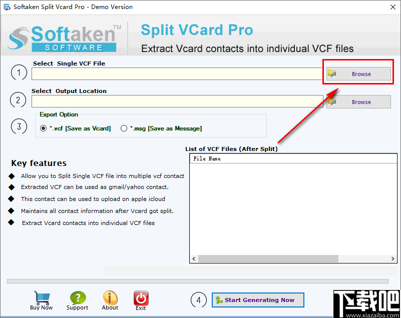 Softaken Split Vcard Pro(Vcard分割工具)