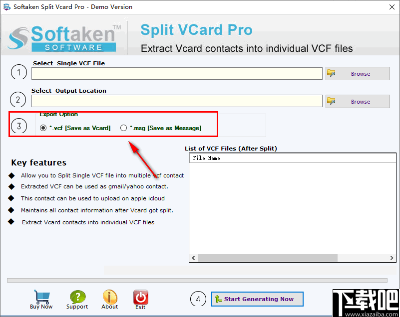 Softaken Split Vcard Pro(Vcard分割工具)